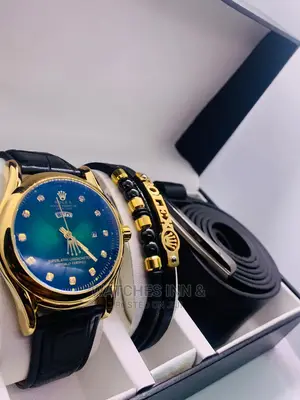 Rolex Genuine Leather Set ( Gift Ideas )