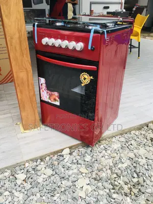 Volcano 4BURNER Gas Red Oven With Grill