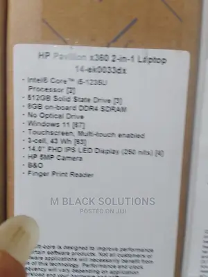 New Laptop HP Pavilion 14 8GB Intel Core I5 SSD 512GB