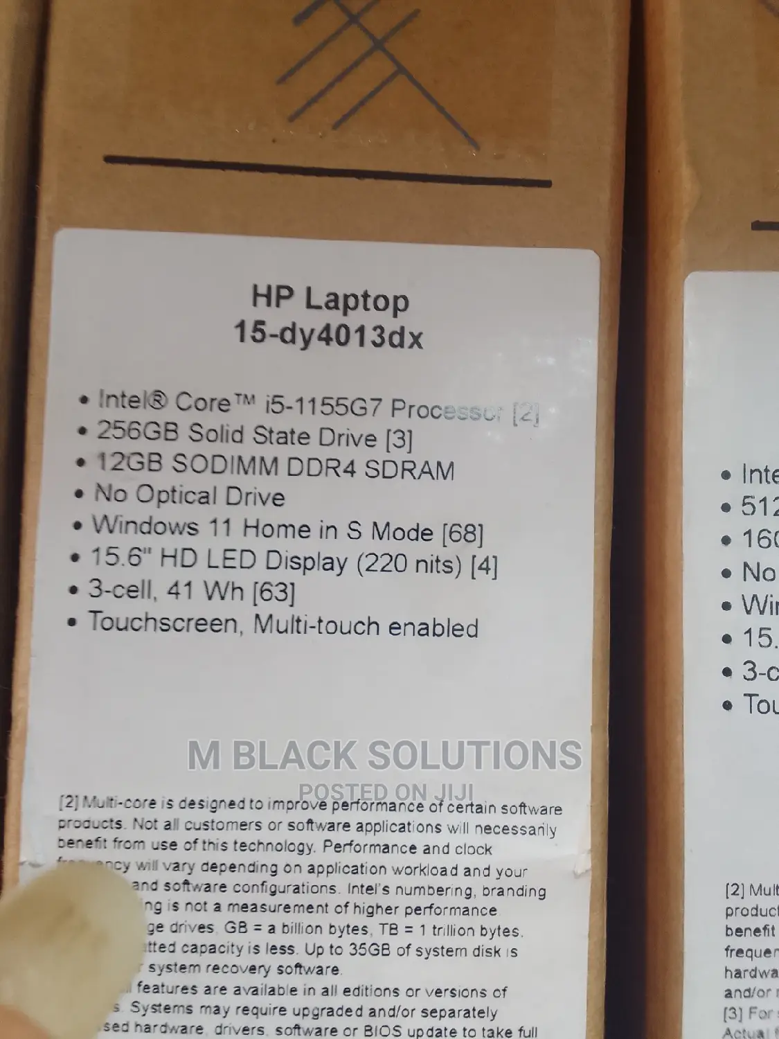 New Laptop HP 15 12GB Intel Core I5 SSD 256GB
