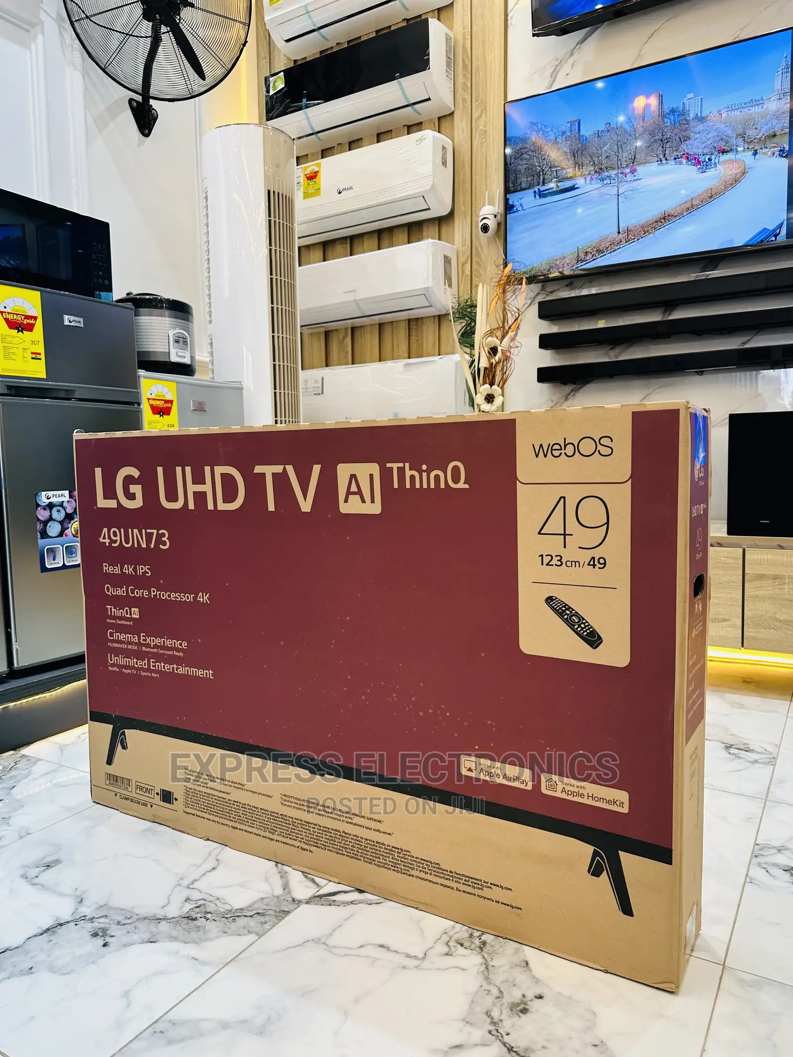 Ultra Modern Slim LG Smart UHD Display 49UN7340PVC