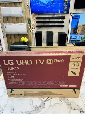 49UN7340PVC Sleek Black UHD Smart Tv