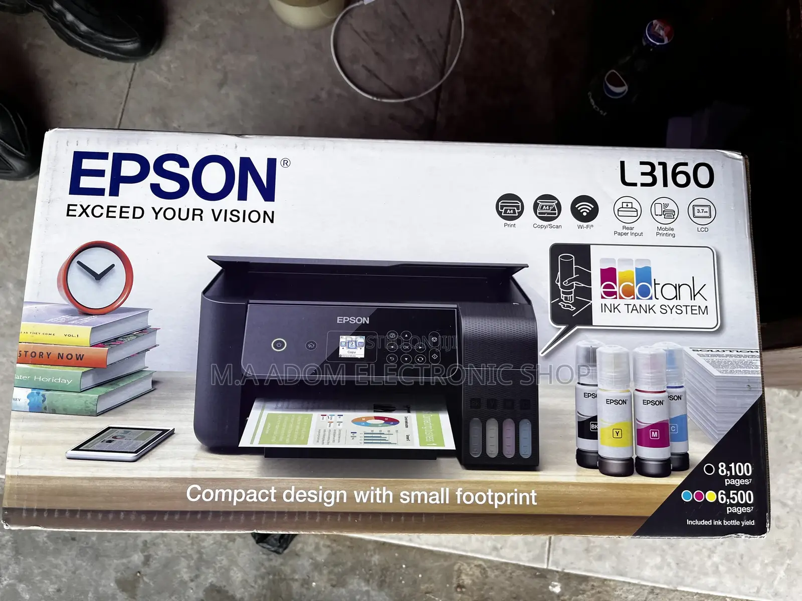 Epson Ink Tank All in Printer (Print Scan Copy Wireless)