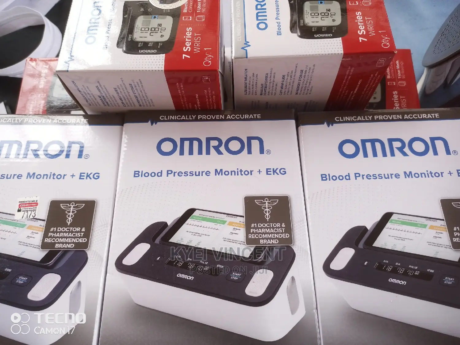 Omron Blood Bp + Ekg/Ecg Machine