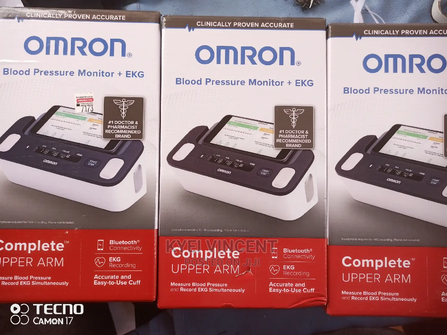 Omron Blood Bp + Ekg/Ecg Machine