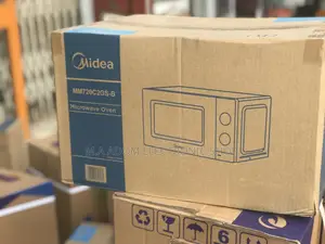 Black Midea Mm720c2gs-B 20ltr Solo Microwave
