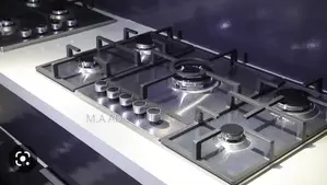 Midea 5 Burner Gas Hob Silver Colour