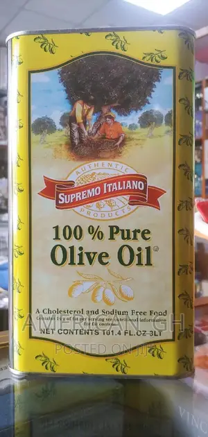 100% Pure and Organic Olive Oil, 3l