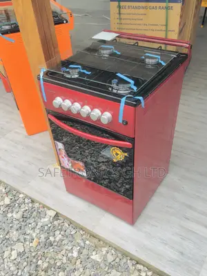 Volcano Red 4 Burner Gas Oven With Grill