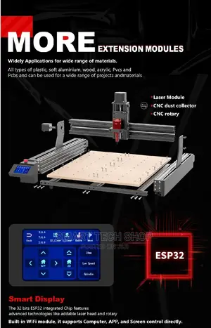TTC450 CNC Router Machine 3D Cutting and Engraving Machine