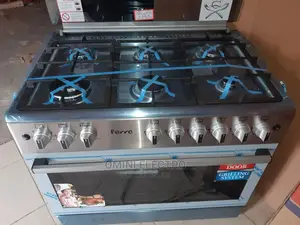 Brand New Ferre/Vulcano 6 Burners 90/60 Gas Cocker