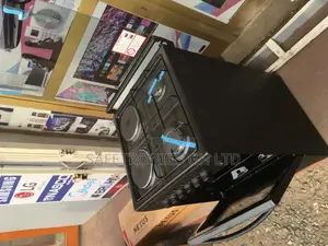 Black Volcano 2gas 2 Electric Burner Oven With Grill