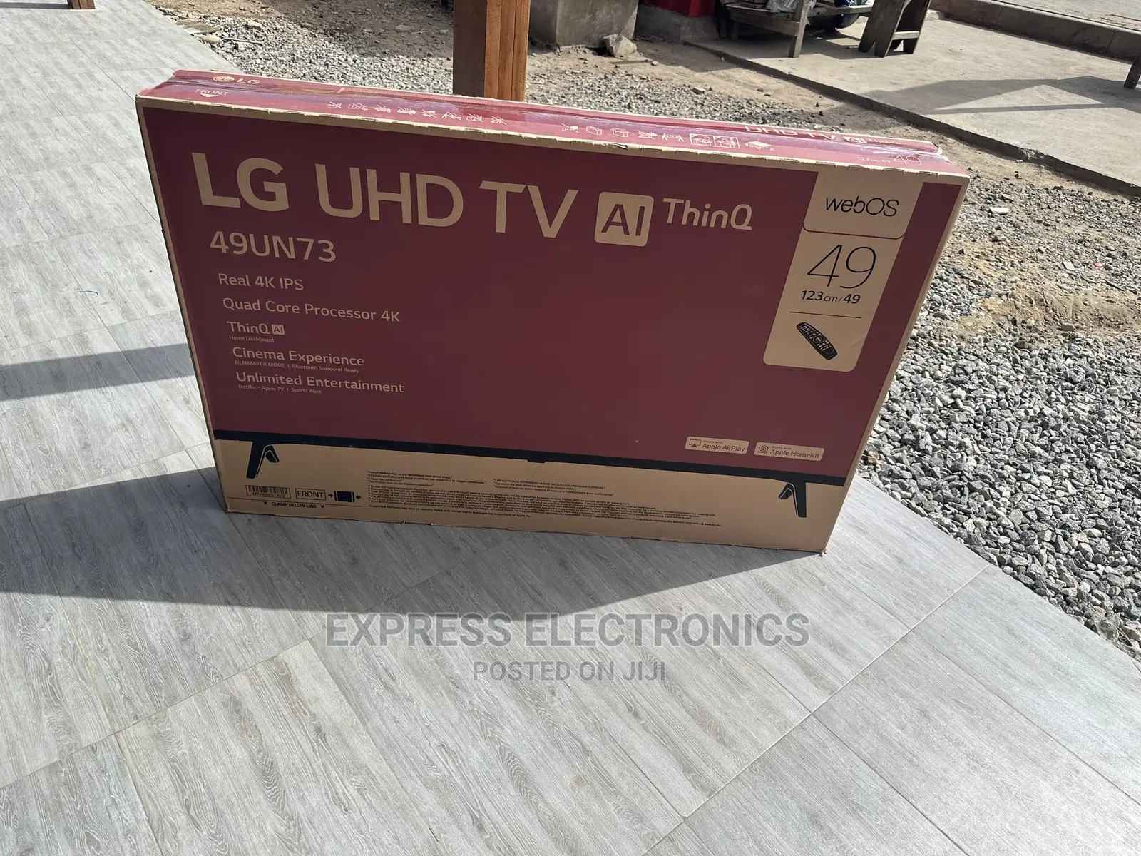 Quality New LG UHD 40”Un73 Sleek Black Design