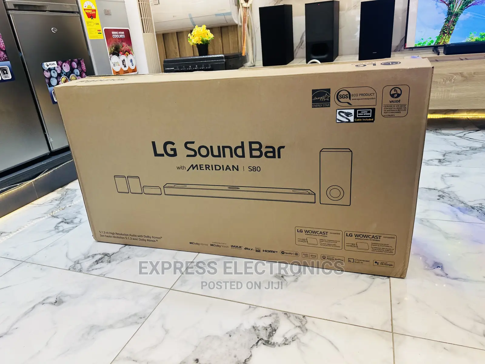 Quality LG Sound Bar With MERIDIAN | S80 Black