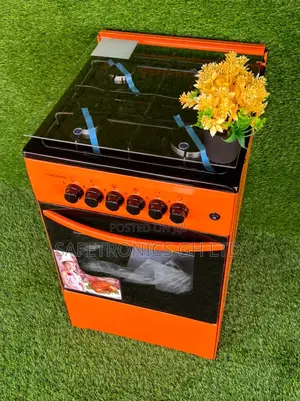 Volcano Orange 4 Gas Burner, Oven and Griil, Lamp