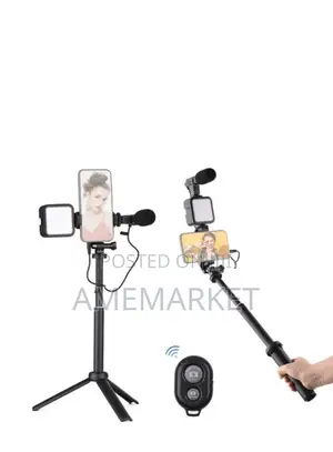 Vlog Kit Youtube Live Stream. Tictok Make-up Video Record