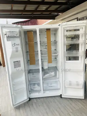 White Colour 635 Litres Smart Instaview Door in Door Fridge