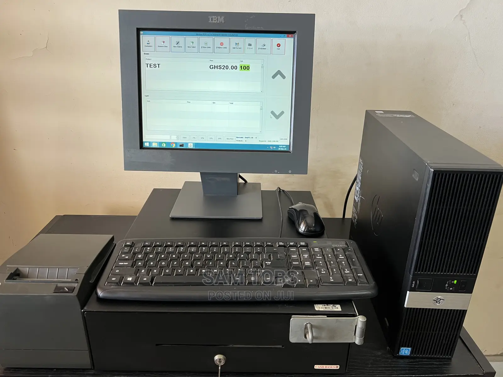 Touchscreen Pos Tablet With Wireless Printer