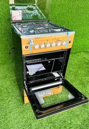 Light Wooden Cool Price Gas Cooker Rotisserie 4burner