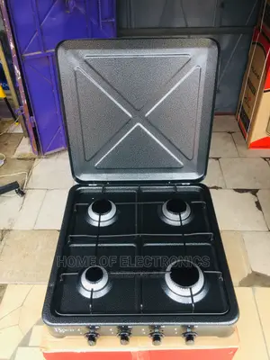 4 Burner Roch Tabletop All Gas Cooker(Matt Black)