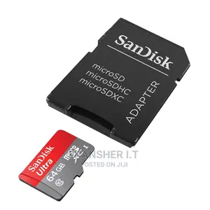 Sandisk SDSQUNS-064G-GN3MA 64GB Ultra Microsd UHS-I Card Wit