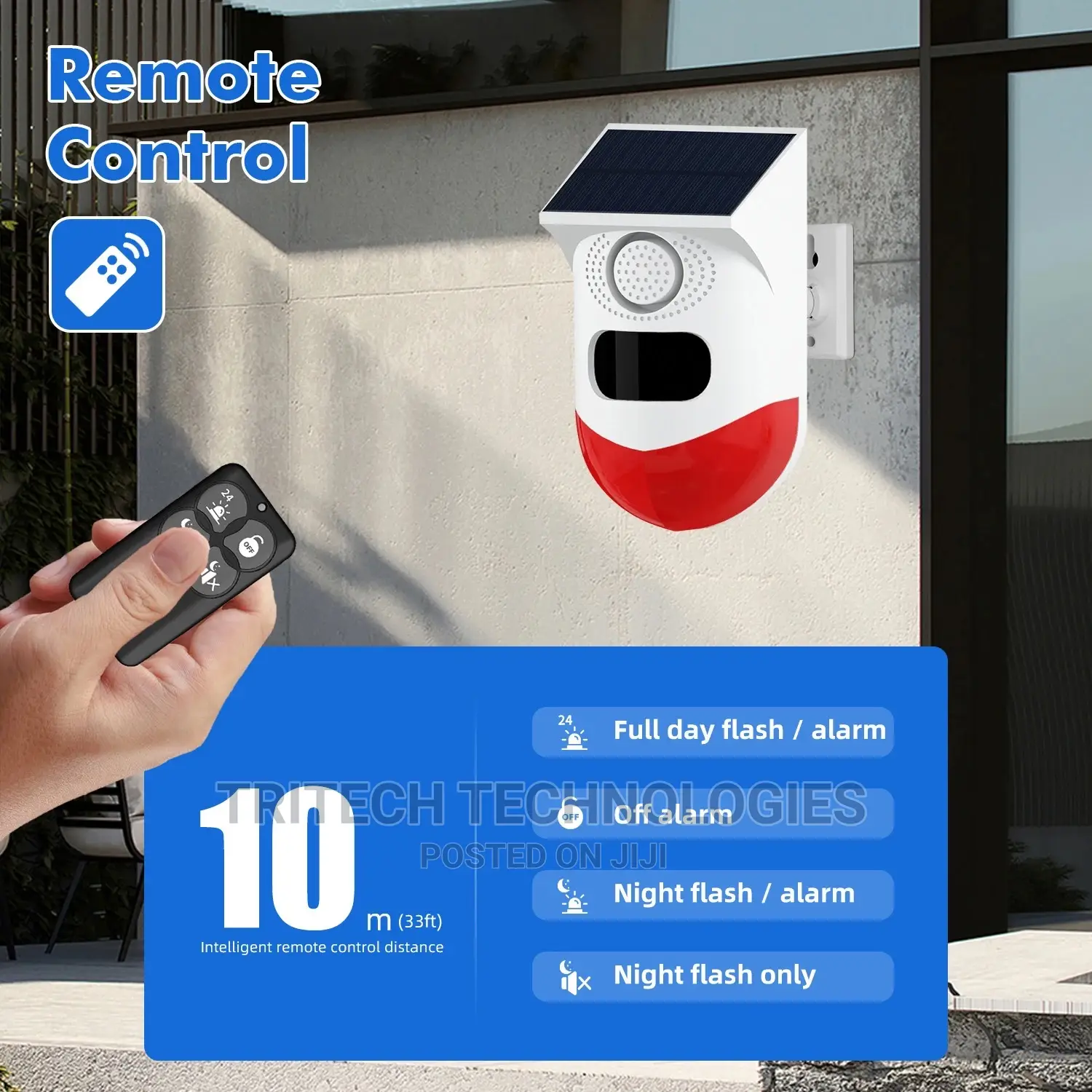 Solar Alarm Outdoor Wifi Pir Motion Sensor