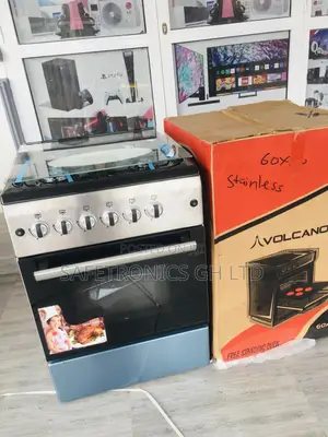 Volcano Smart 60x60 4 Burner Gas Cooker 50×50 Oven and Grill
