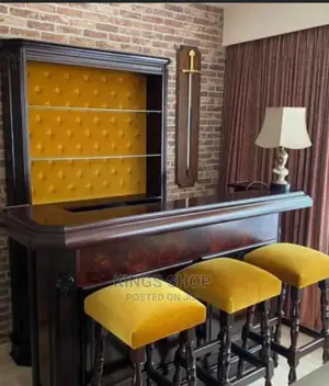 Vintage Walnut Bar Set