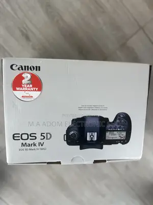 Canon EOS 5D Mark IV DSLR Camera With 24-105mm F/4l II Lens