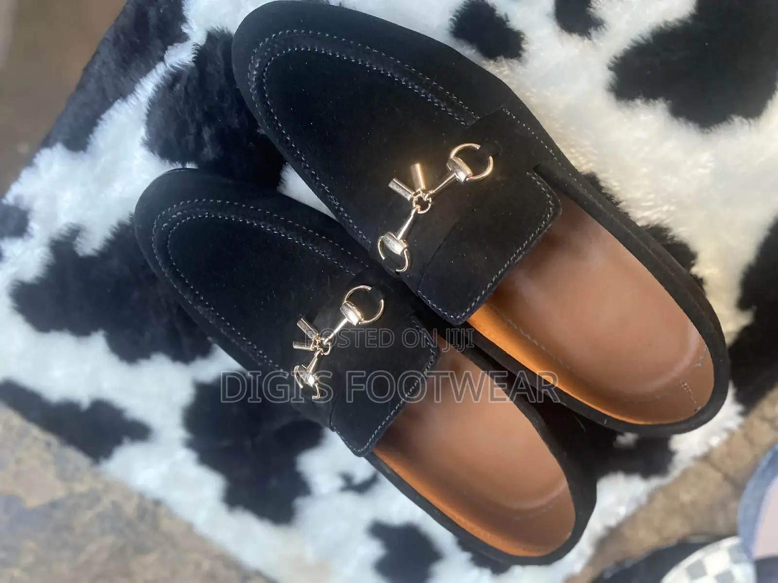 Black Suede Shoe With Ring My Bell