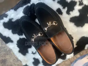 Black Suede Shoe With Ring My Bell