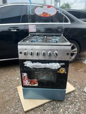 Silver Colour 60x60 Auto Ignition With Oven Grill