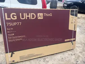 New Lg 75” Up Series Webos UHD Thinq Ai Magicremote Tv