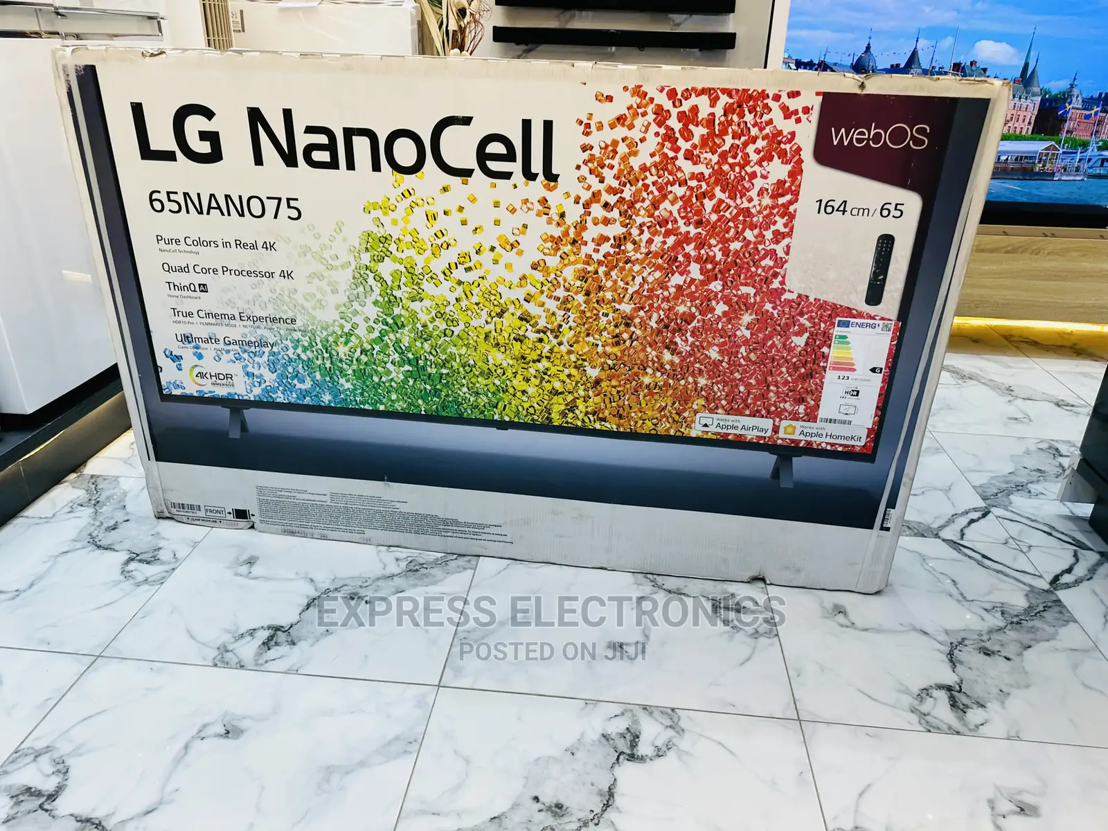 Adaptive Sound Quality UHD Smart 65”Nano75 Nanocell Tv