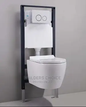 Concealed Water Closet_ With Its Cistern_hanging WC