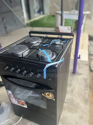 Black 2 in 1 Gas Electric Burner