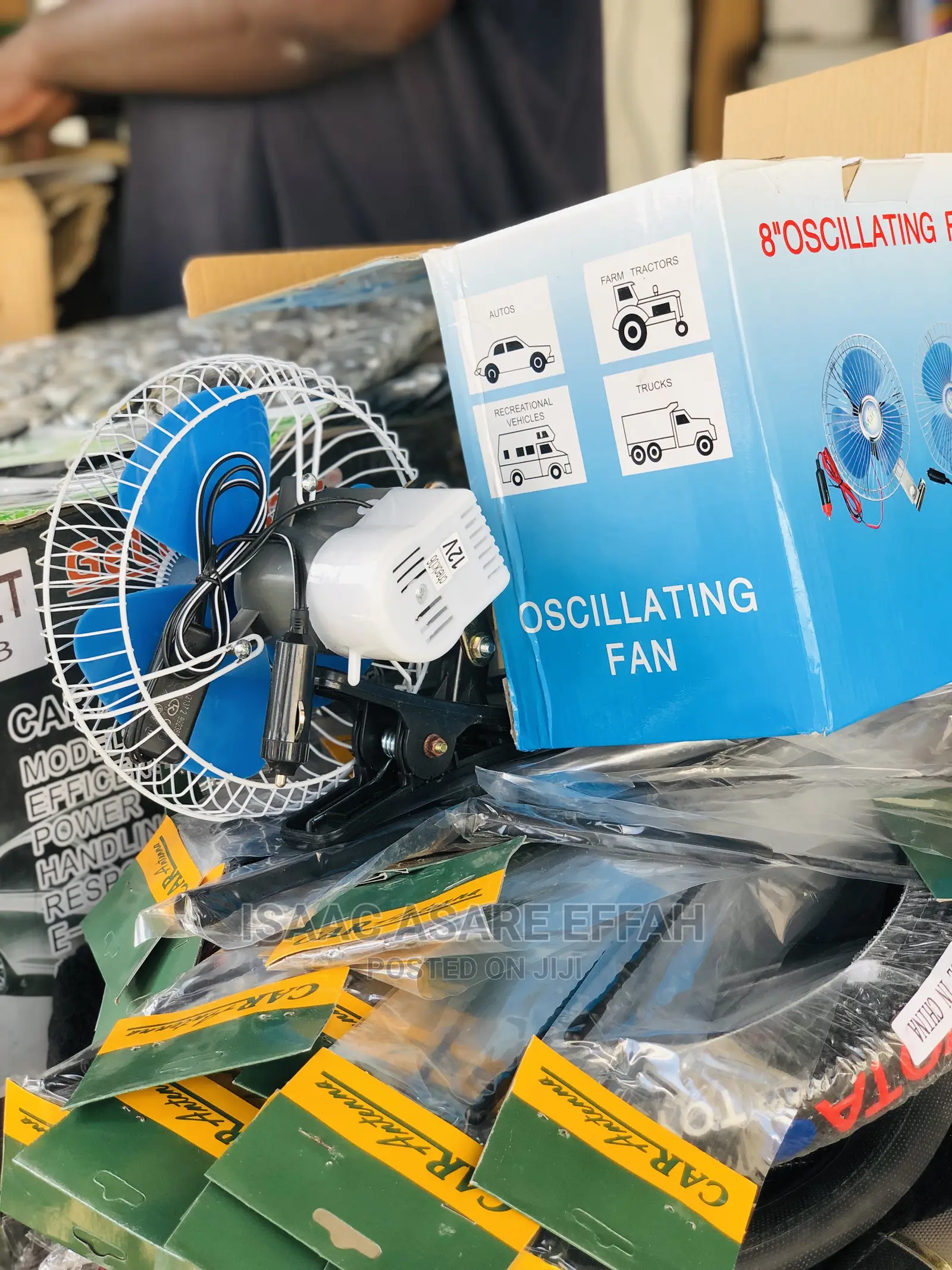 Oscillating Fan for Vehicles