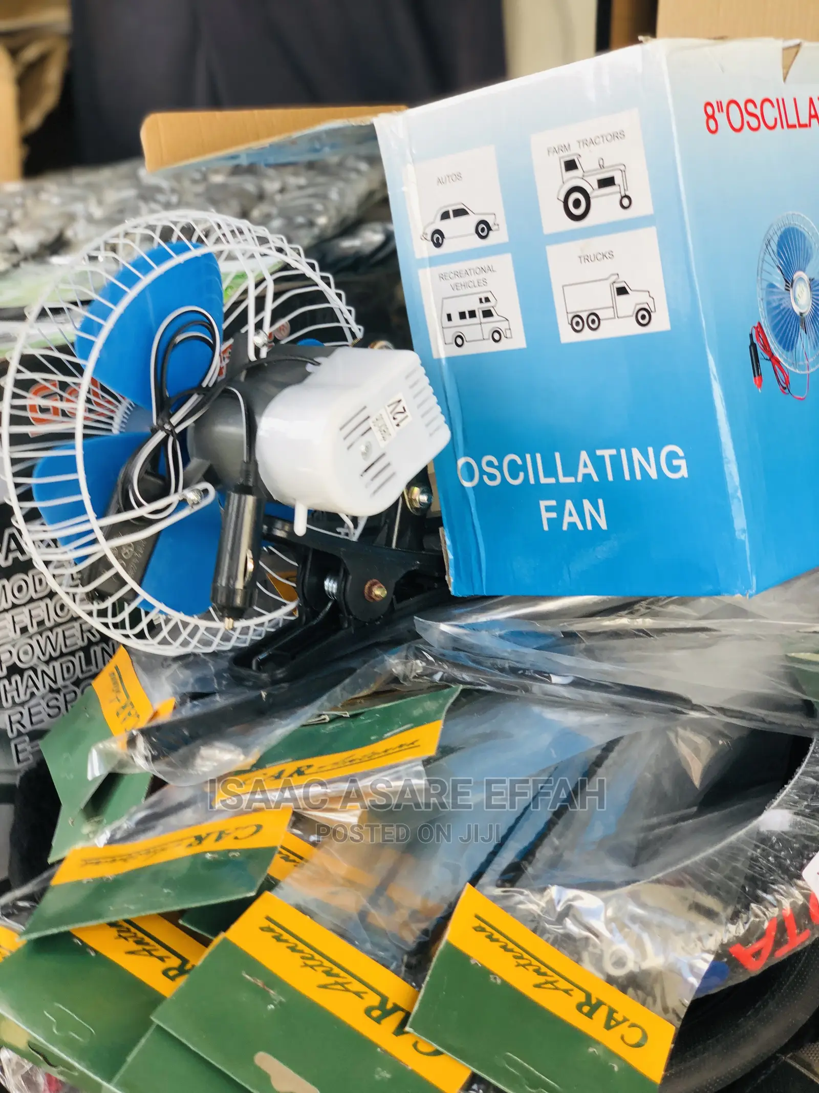 Oscillating Fan for Vehicles