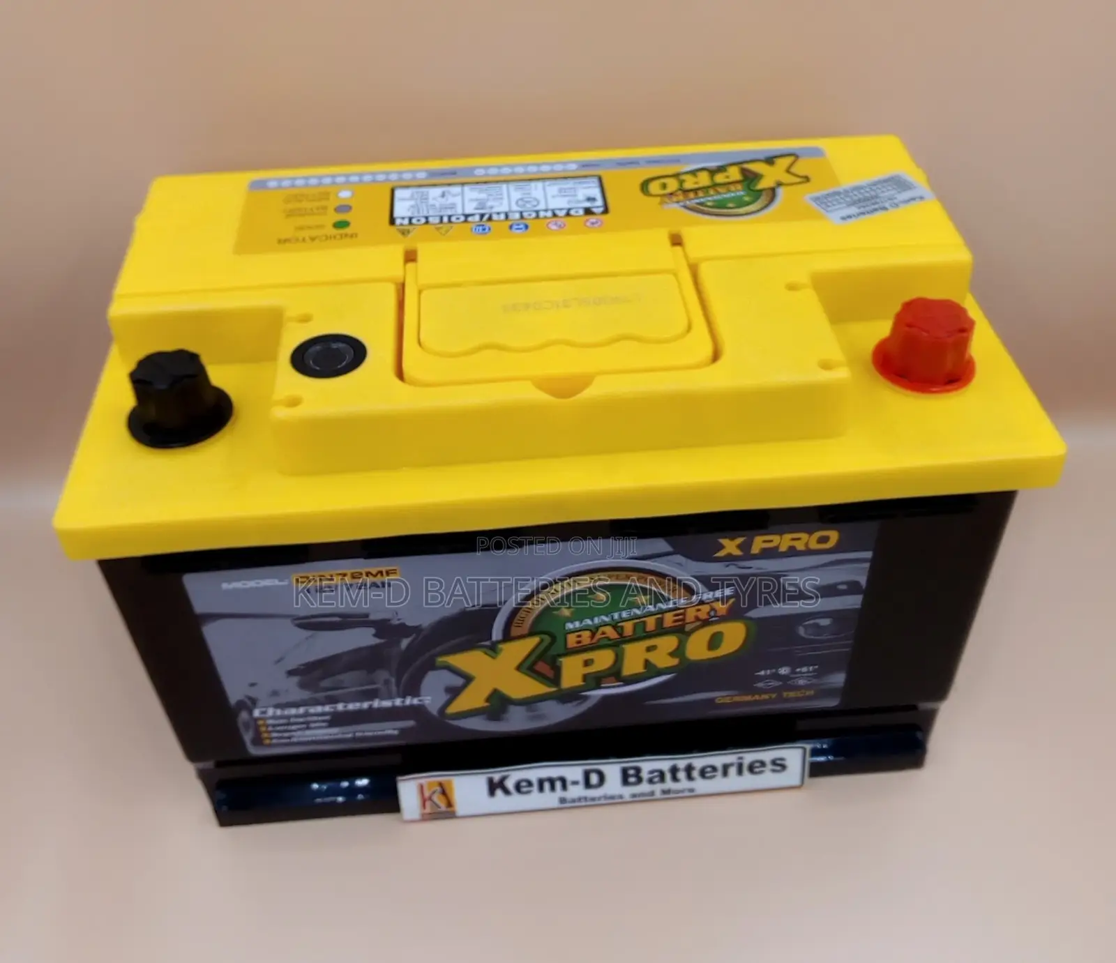 15 Plates Xpro Car Battery - For VW Golf - Free Delivery