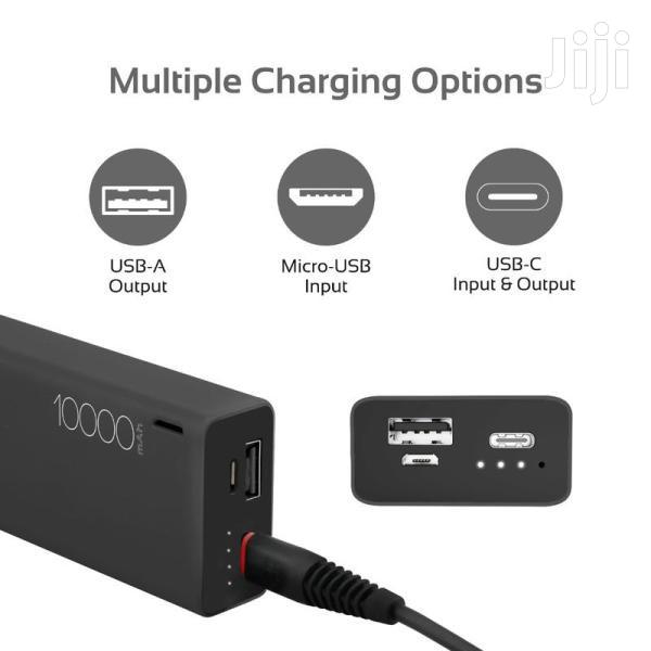 Promate Energi-10c Ultra-Slim 10000mah External Battery Pack-Black