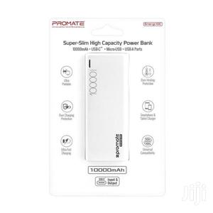Promate Energi-10c Ultra-Slim 10000mah External Battery Pack White