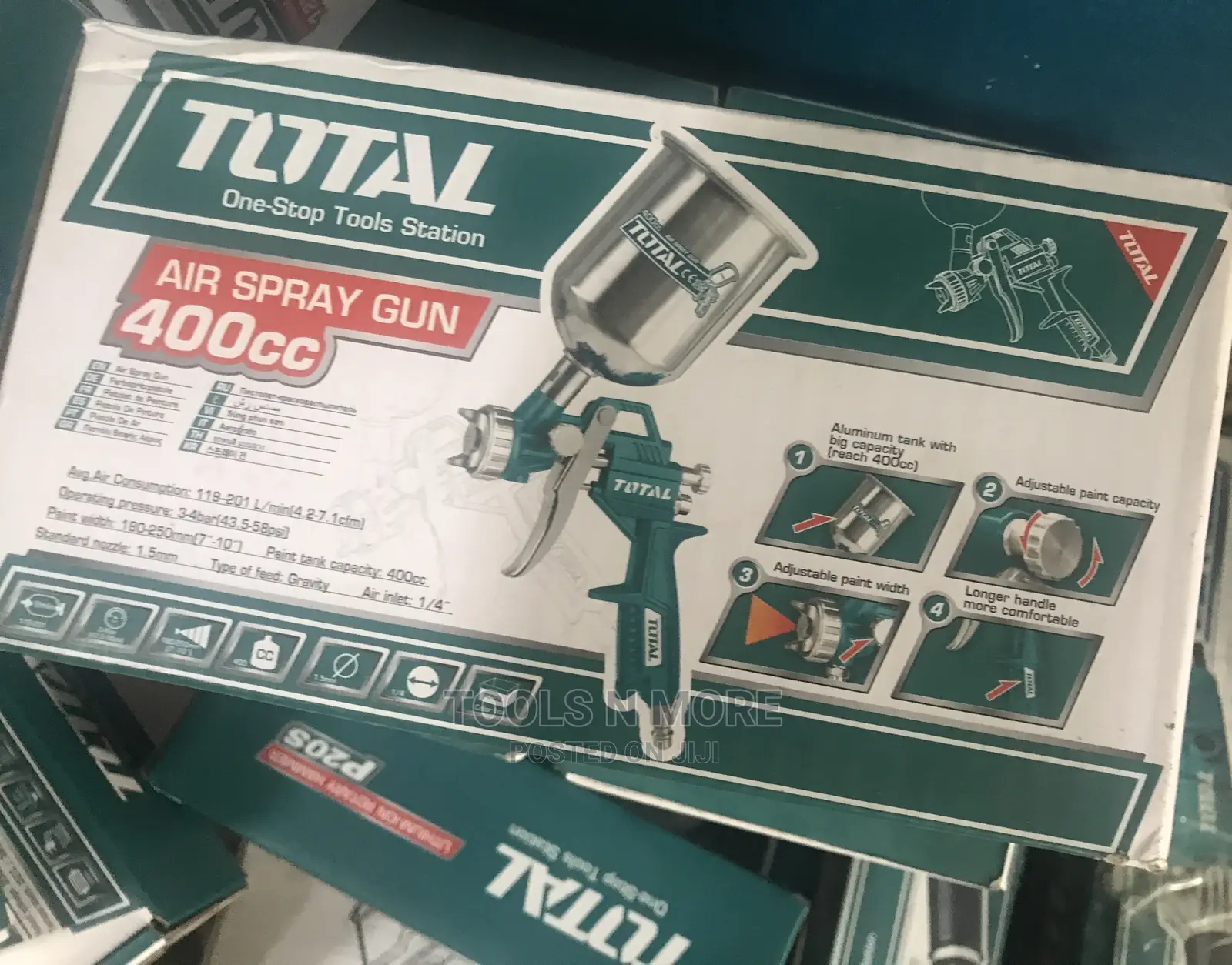 TOTAL Air Spray Gun (400cc)