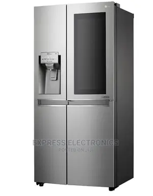 LG Instaview Side by Side Fridge Door-in-Door GR-J34FMUBL