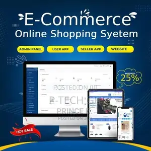 Ecommerce Shopping Website With Admin Panel + App