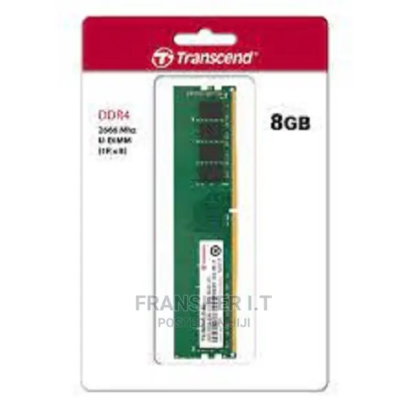 Transcend 8gb Ddr4 2666 U-Dimm Laptop Memory Jm2666hlb-8gb