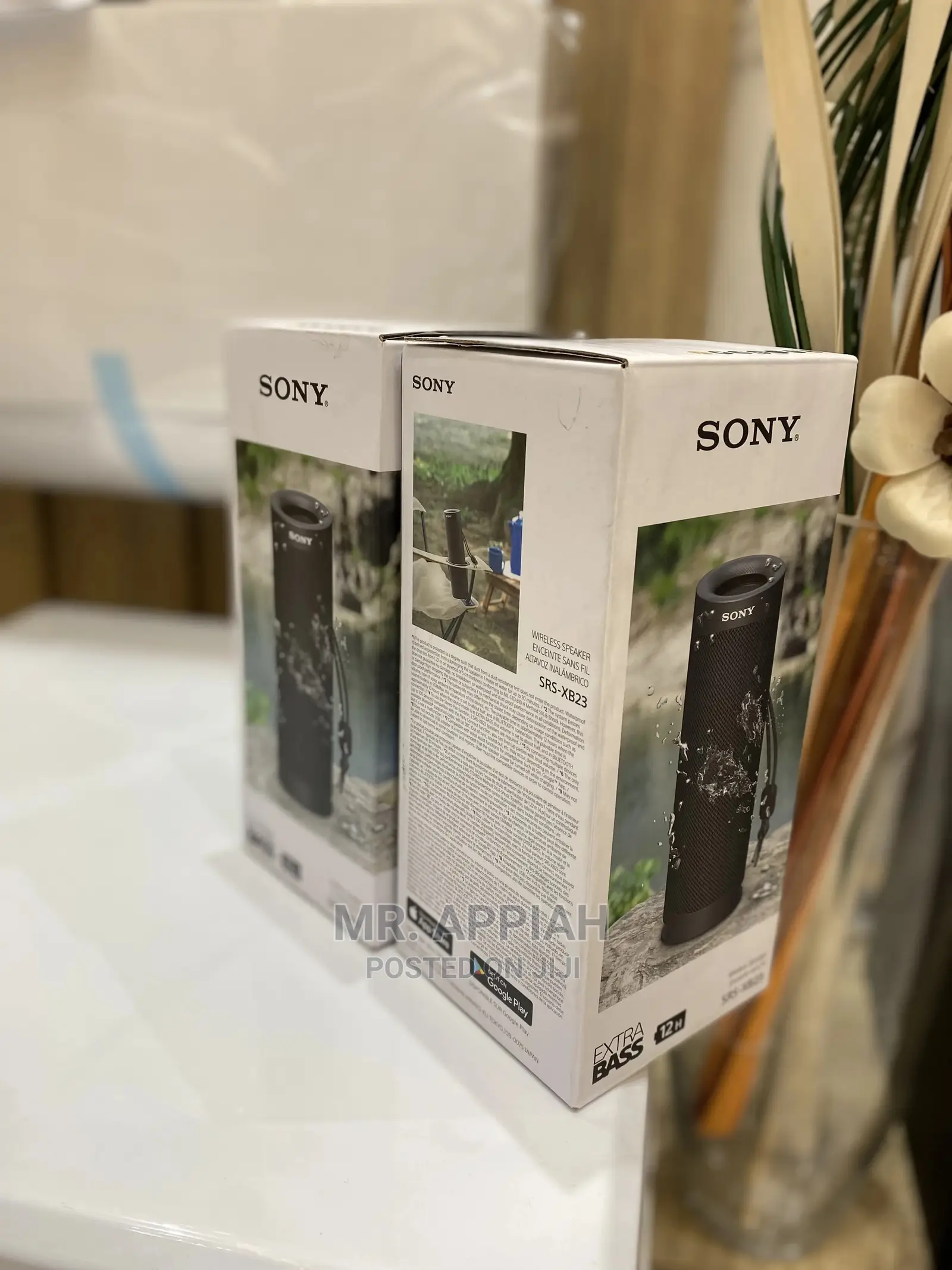 Portable Sony Waterproof Bluetooth Speaker.