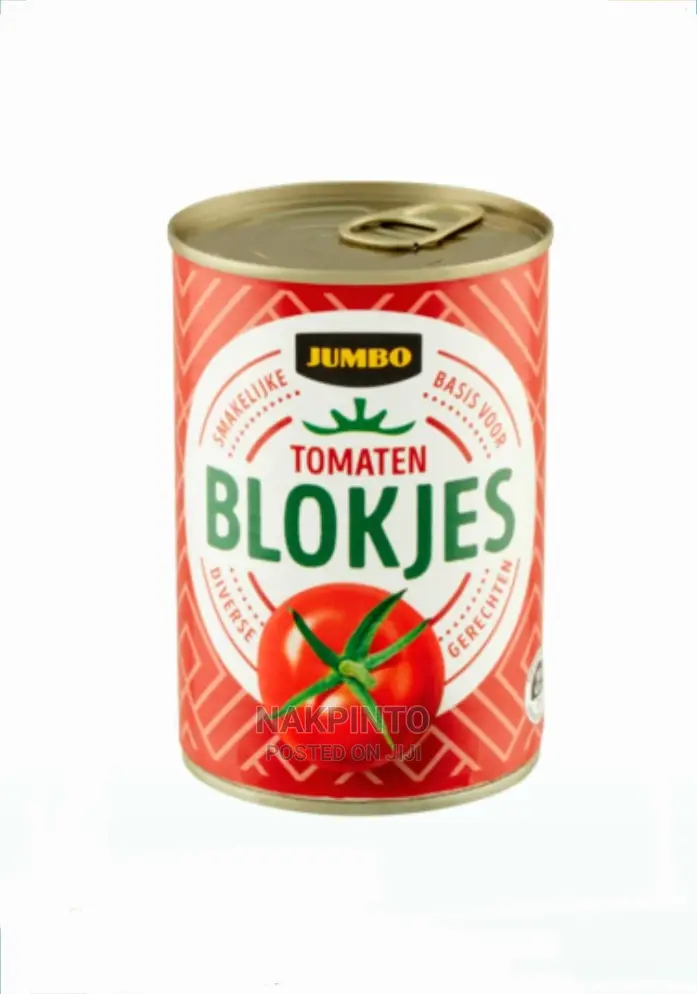 Chopped Tomatoes. Tomatoes Cubes. Diced Tomatoes