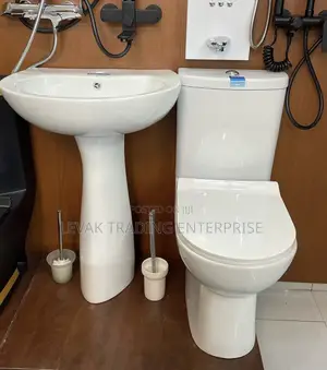Basin and Toilet Seat Bowl