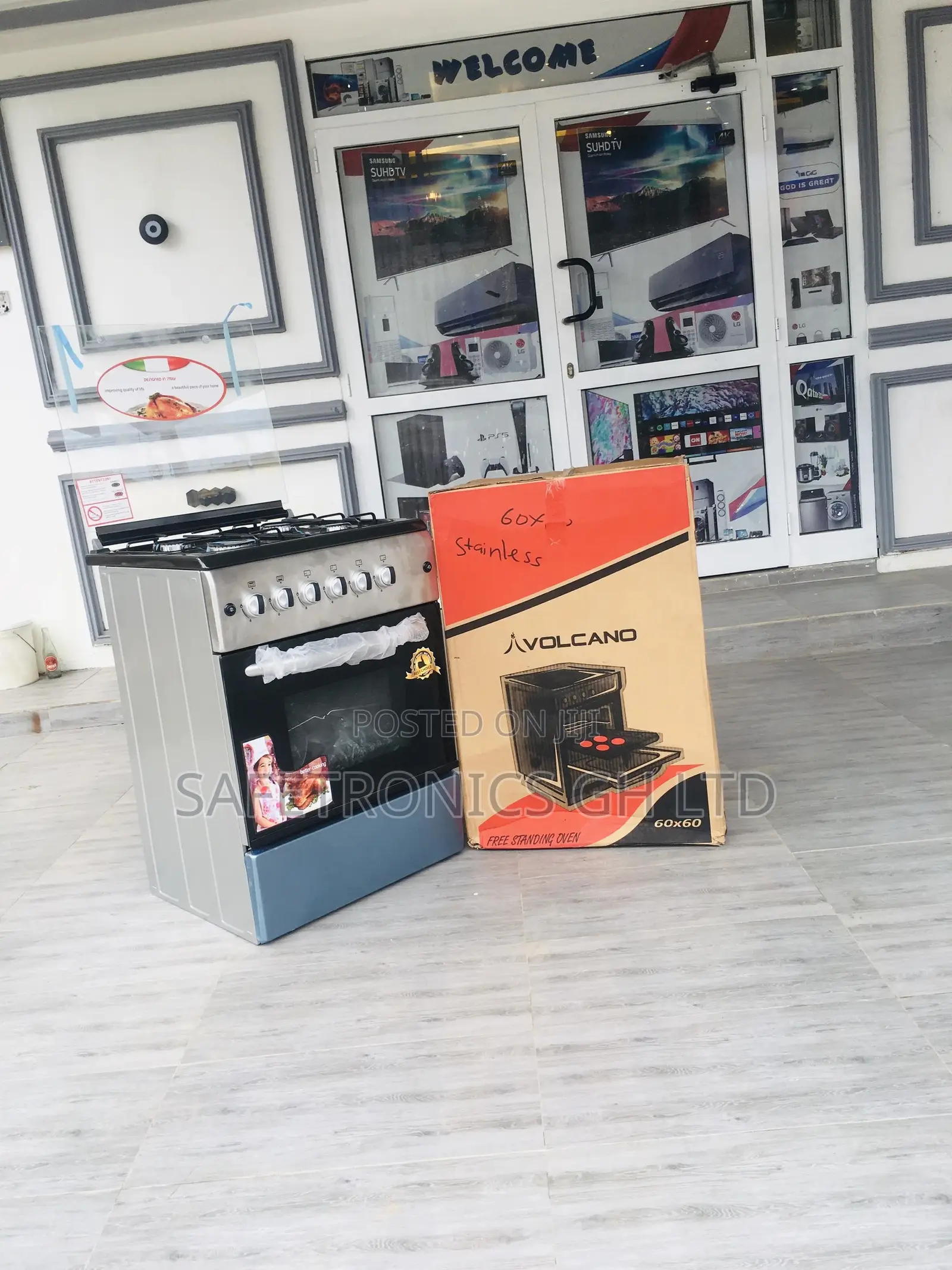 New Line 50x60 4 Gas Burner With Oven and Grill