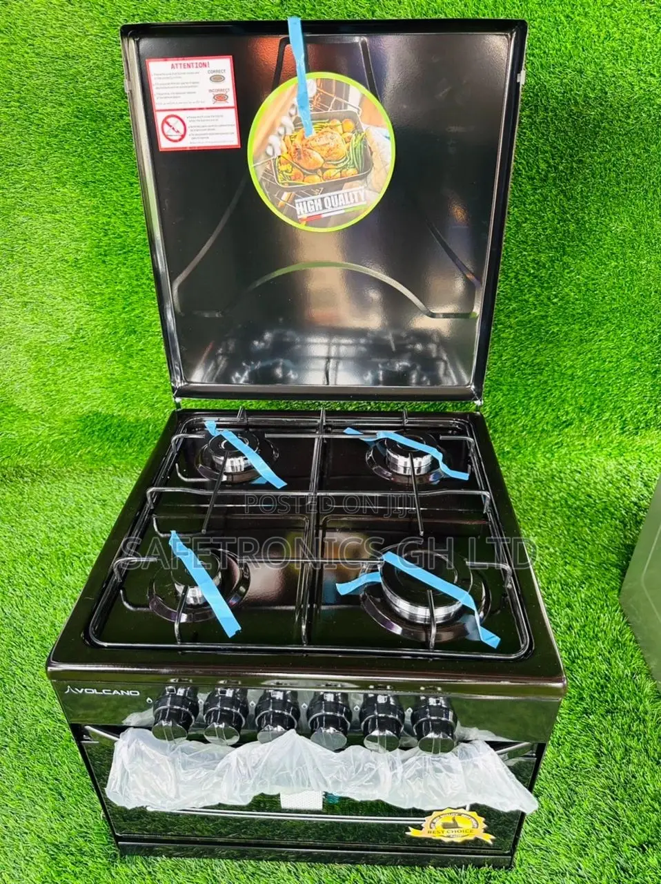 Volcano Mini Oven (4B) 4 Gas Burner, Oven and Griil, 50x50